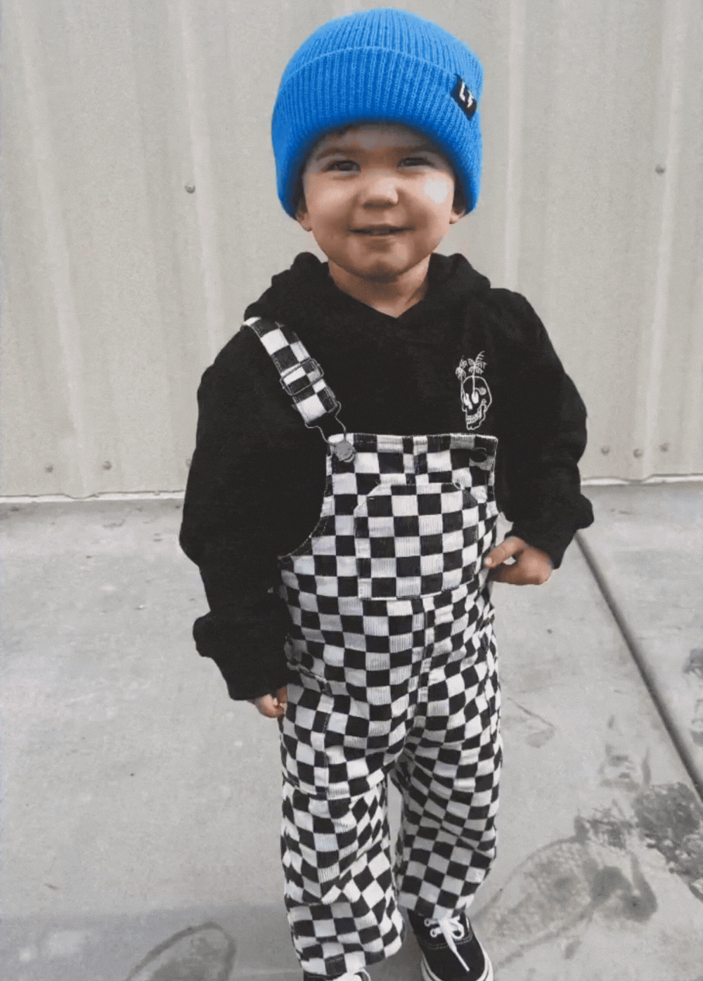 classic checker overalls
