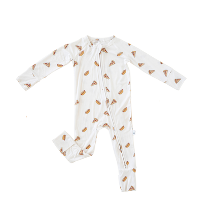 slice, slice, baby - bamboo 2-way convertible zip romper