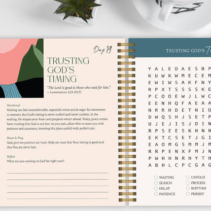 be still: word search devotional for peace & rest in God