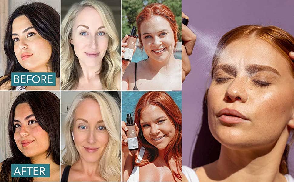 self tanning water bronzing face mist