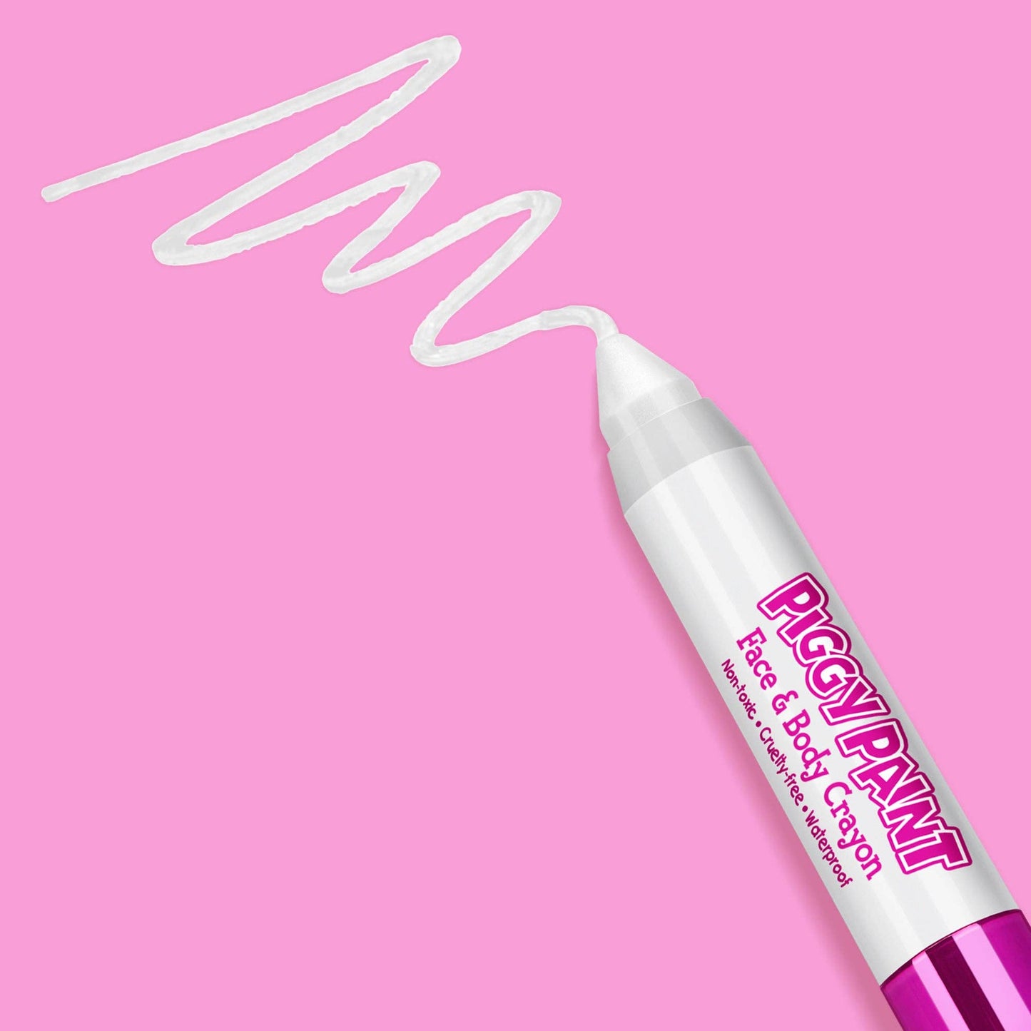 face + body crayon - whimsical white