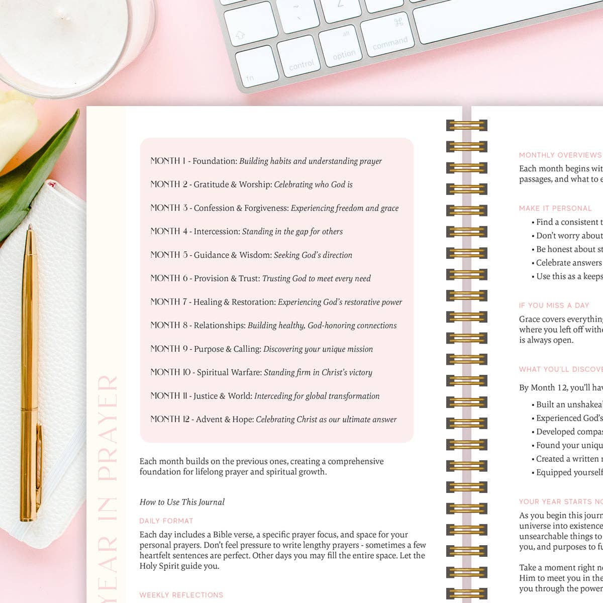 a year in prayer: a journey of daily prayer and reflection