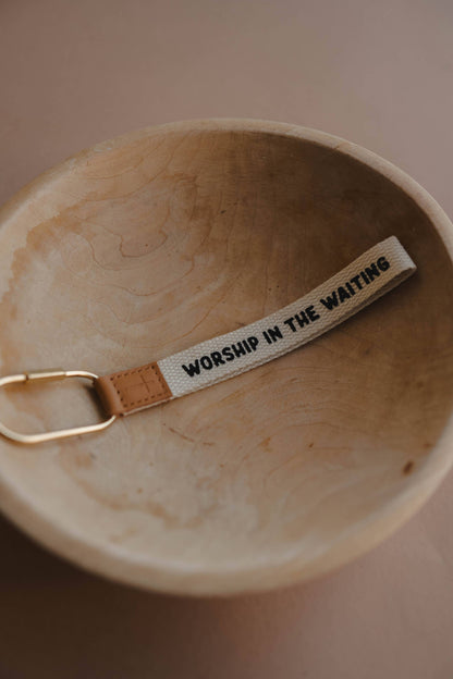 worship in the waiting wristlet