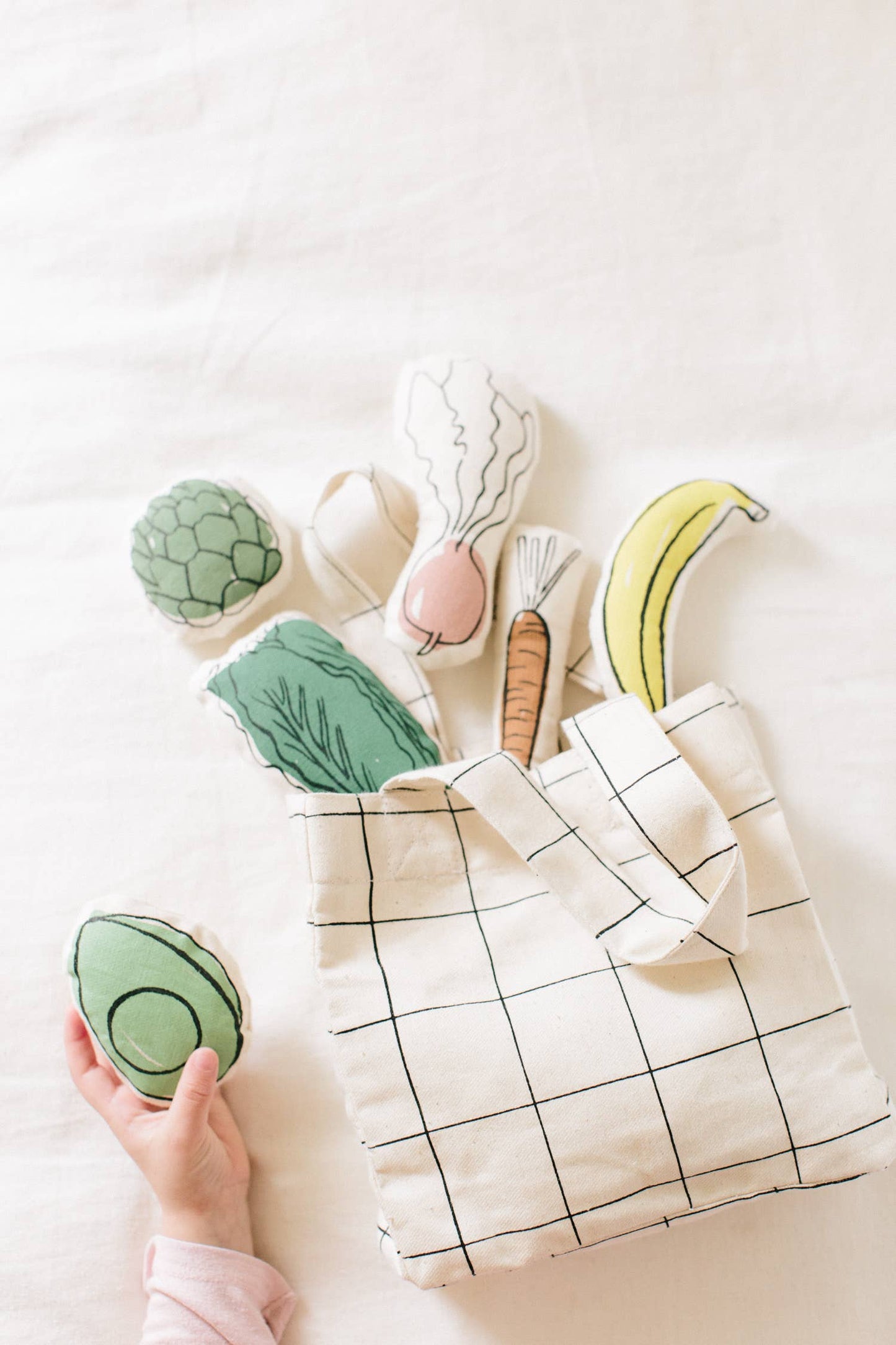 farmer's market canvas tote