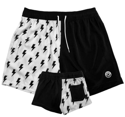 ADULT - HYBRID SWIM SHORTS - SHOCKWAVE