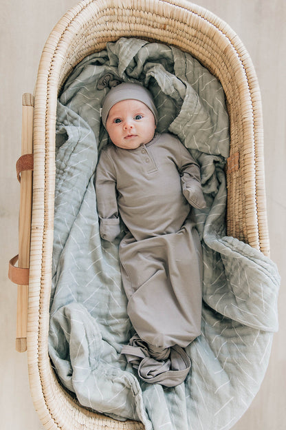 Desert Sage Muslin Swaddle Blanket