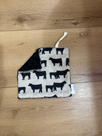 black angus pacifier blanket