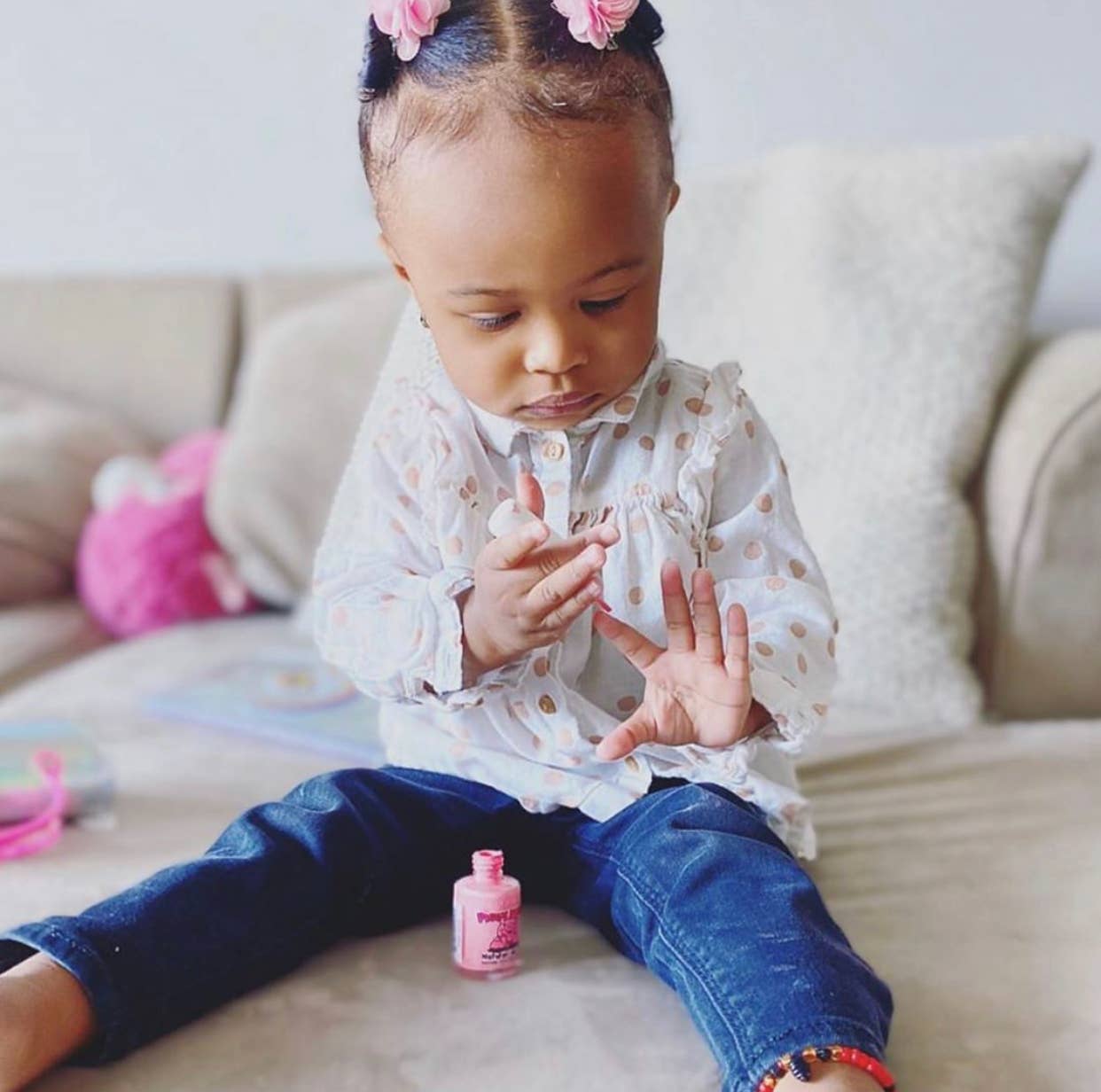 tickled pink piggy paint nail polish