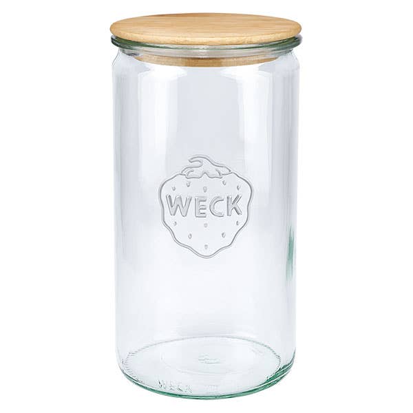 WECK®, cylindrical glass jar, 1590ml