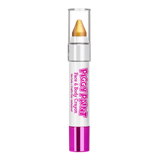 face + body crayon - metallic gold