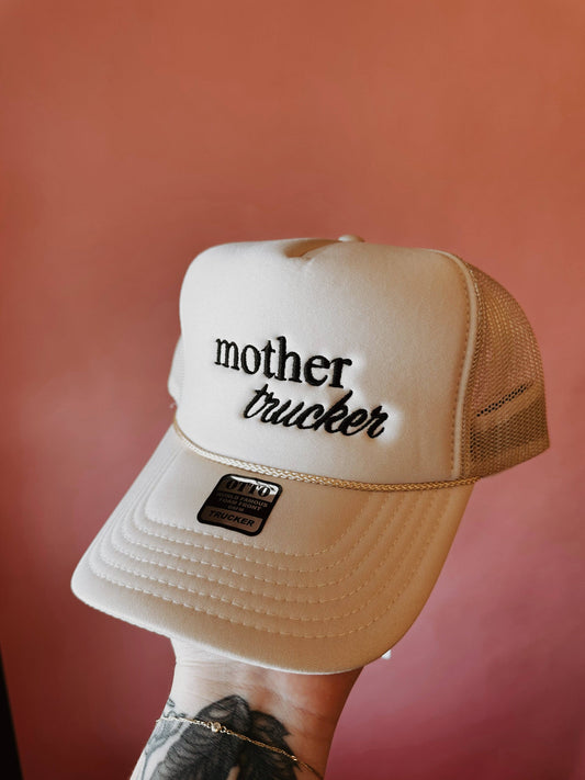 mother trucker | embroidered trucker hat