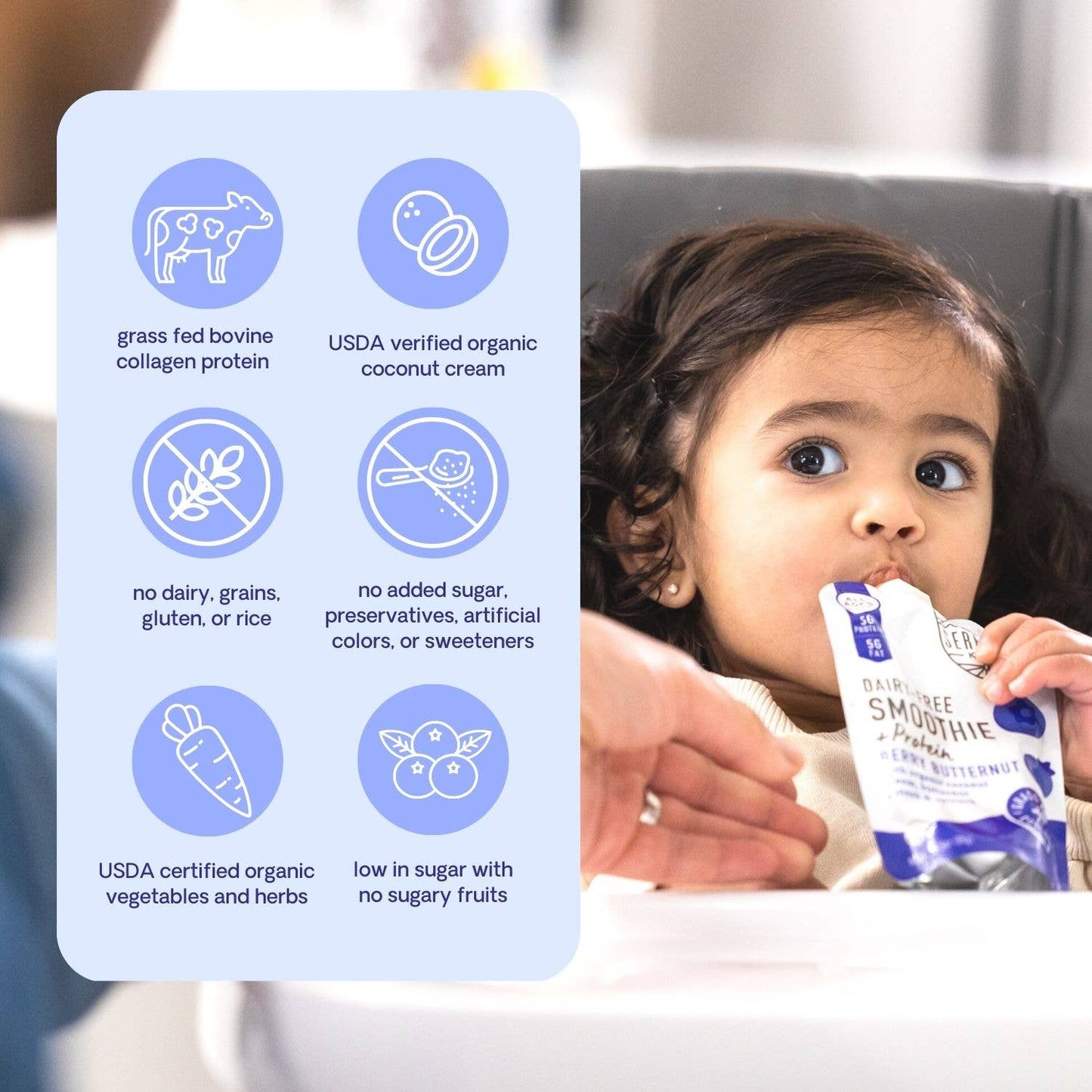 dairy-free smoothie + protein | sweet potato spice