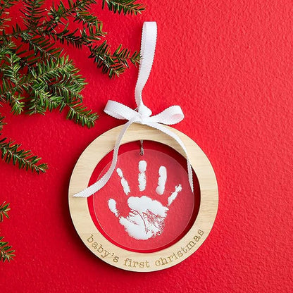 baby's first handprint ornament kit