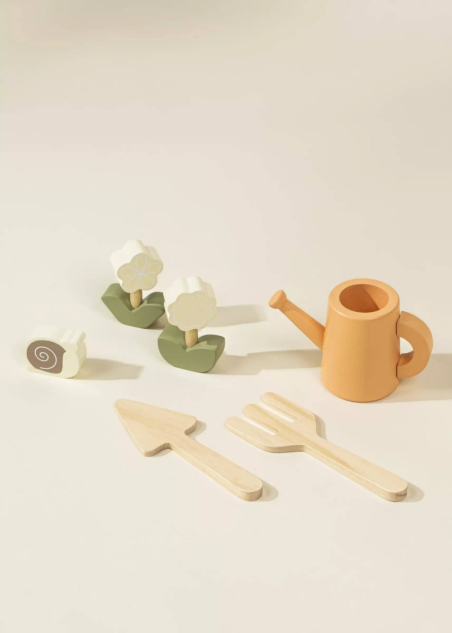 wooden gardening playset and accessories