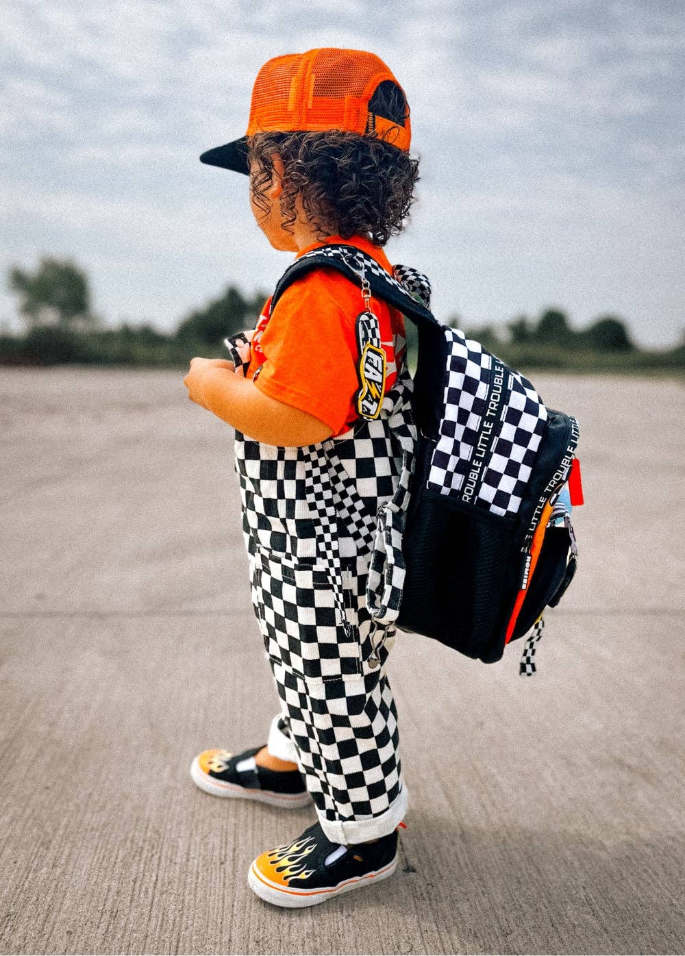 classic checker overalls