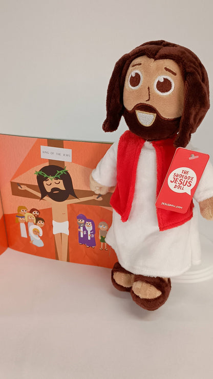 Jesus doll + book bundle - plush doll + story of Jesus book