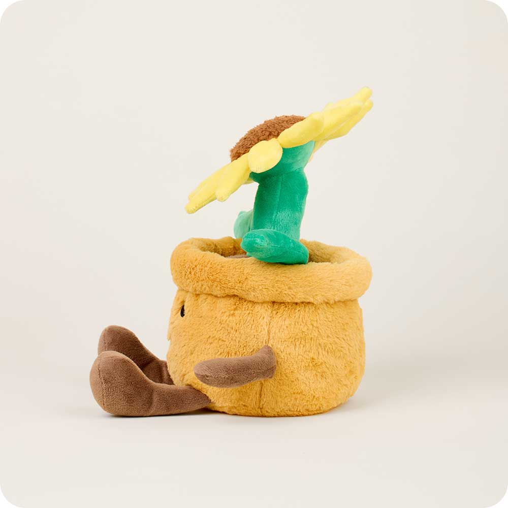yellow flower pot warmies