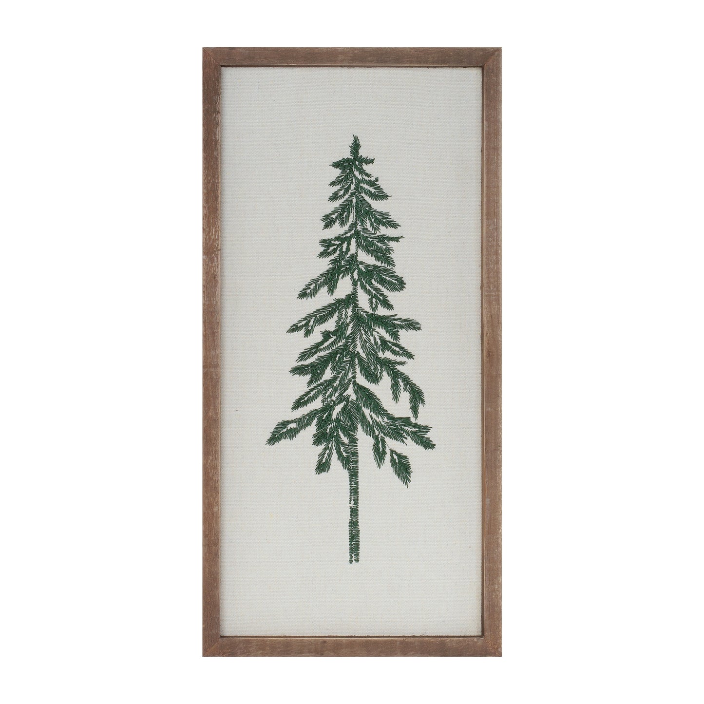 embroidered framed trees