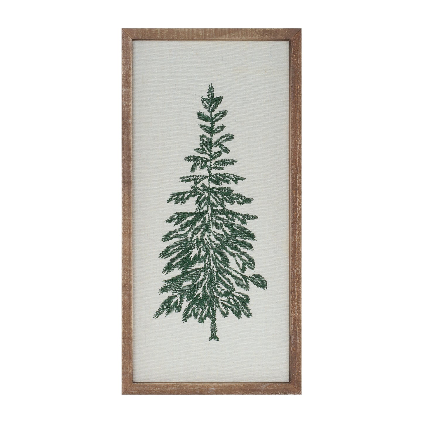 embroidered framed trees