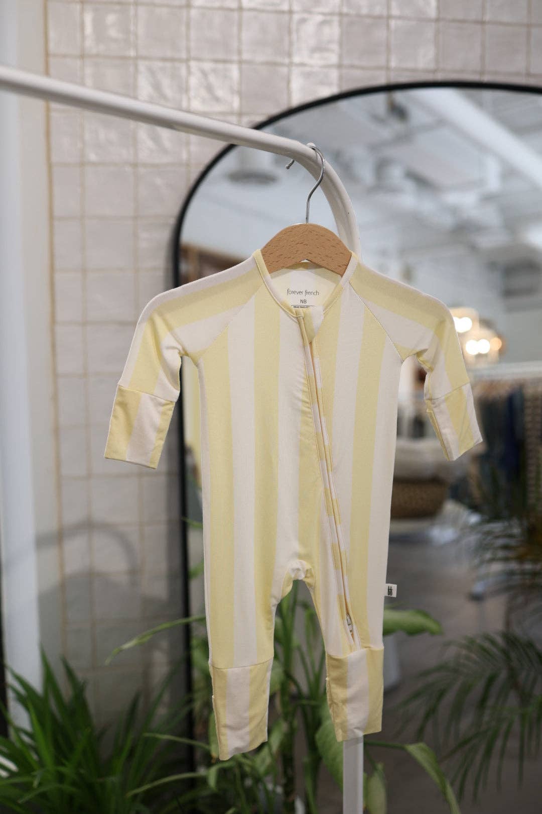 bamboo zip pajamas | butter