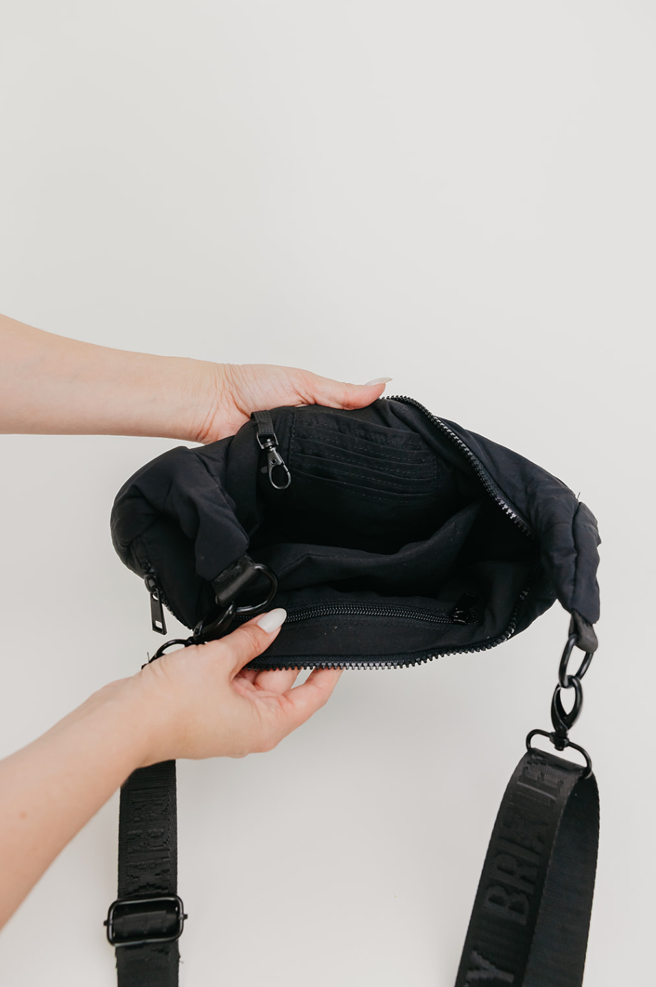 onyx crescent bag