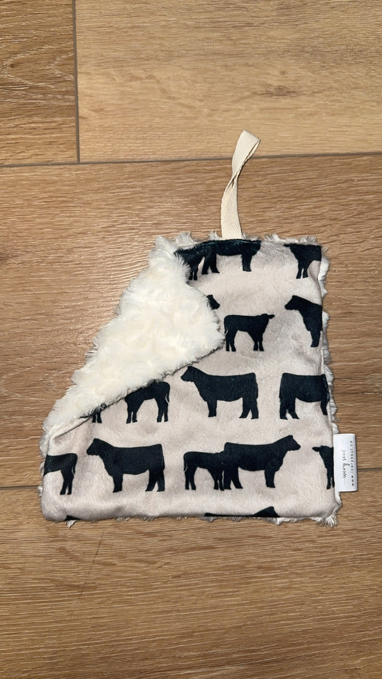 black angus pacifier blanket