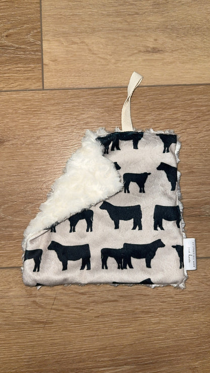 black angus pacifier blanket