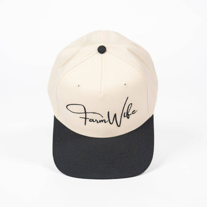 western 'farm wife' women's embroidered trucker hat