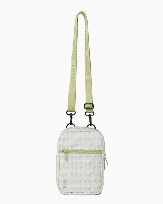 medium flower stamp crossbody sling