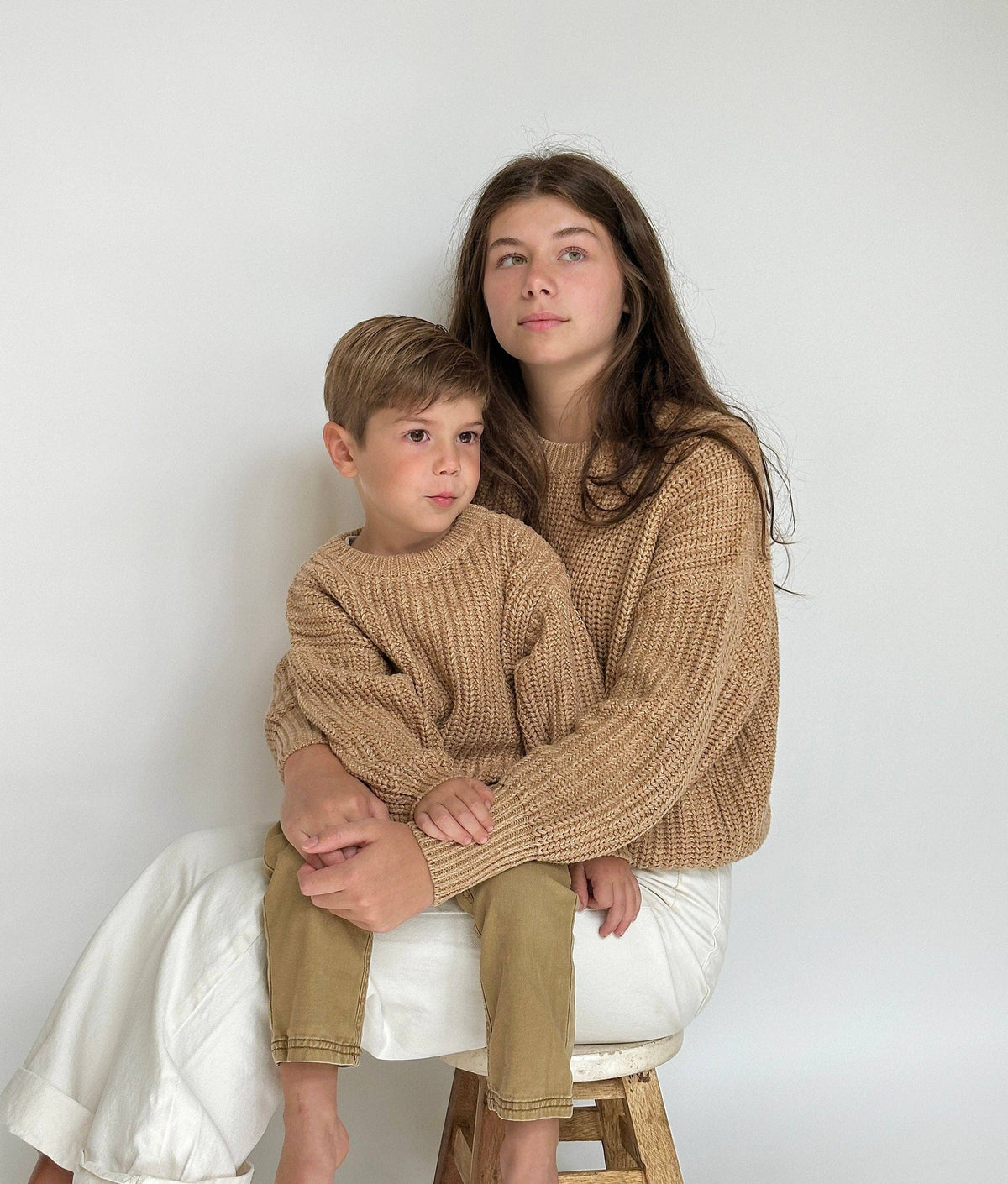 baby cotton chunky knit sweater