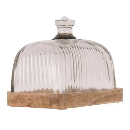 Lana Butter Dish Wood With Top