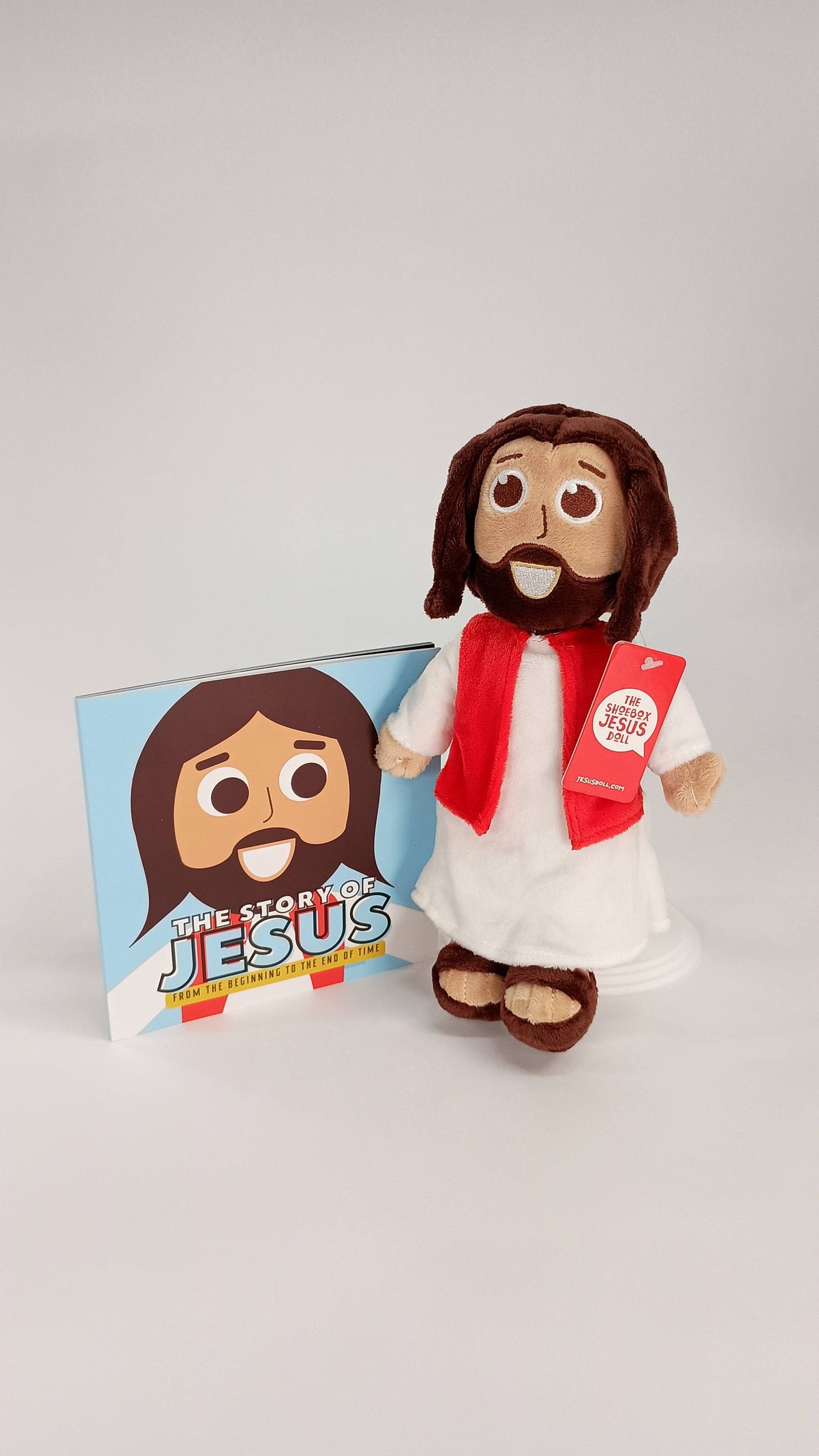 Jesus doll + book bundle - plush doll + story of Jesus book