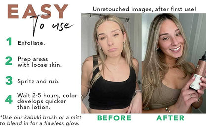 self tanner body spray