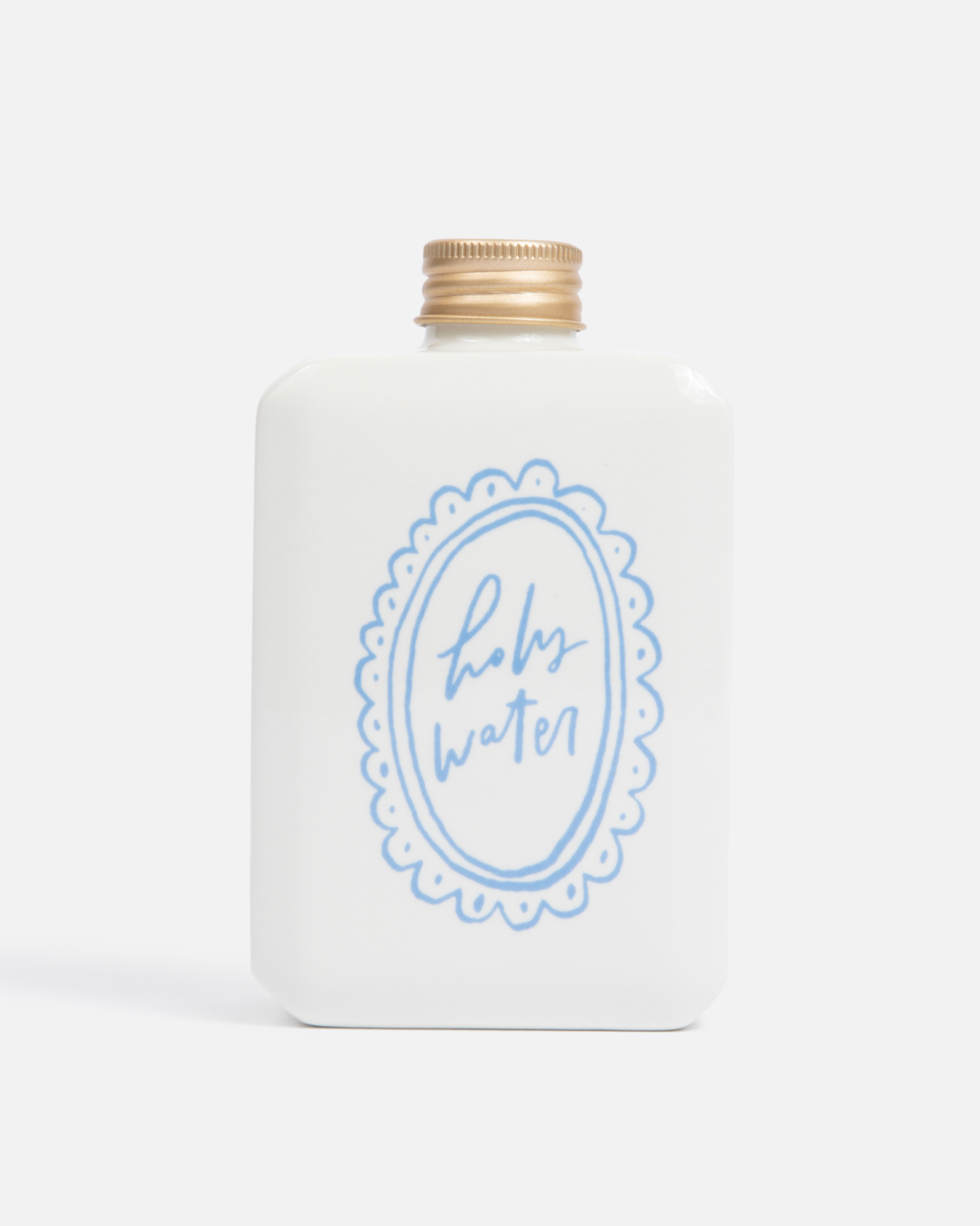 ceramic holy water bottle