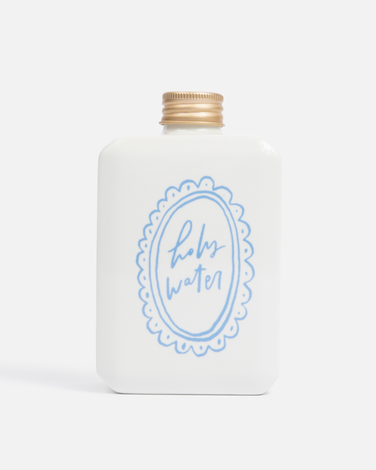 ceramic holy water bottle