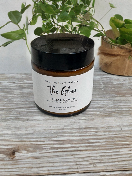 the glow - exfoliating facial scrub