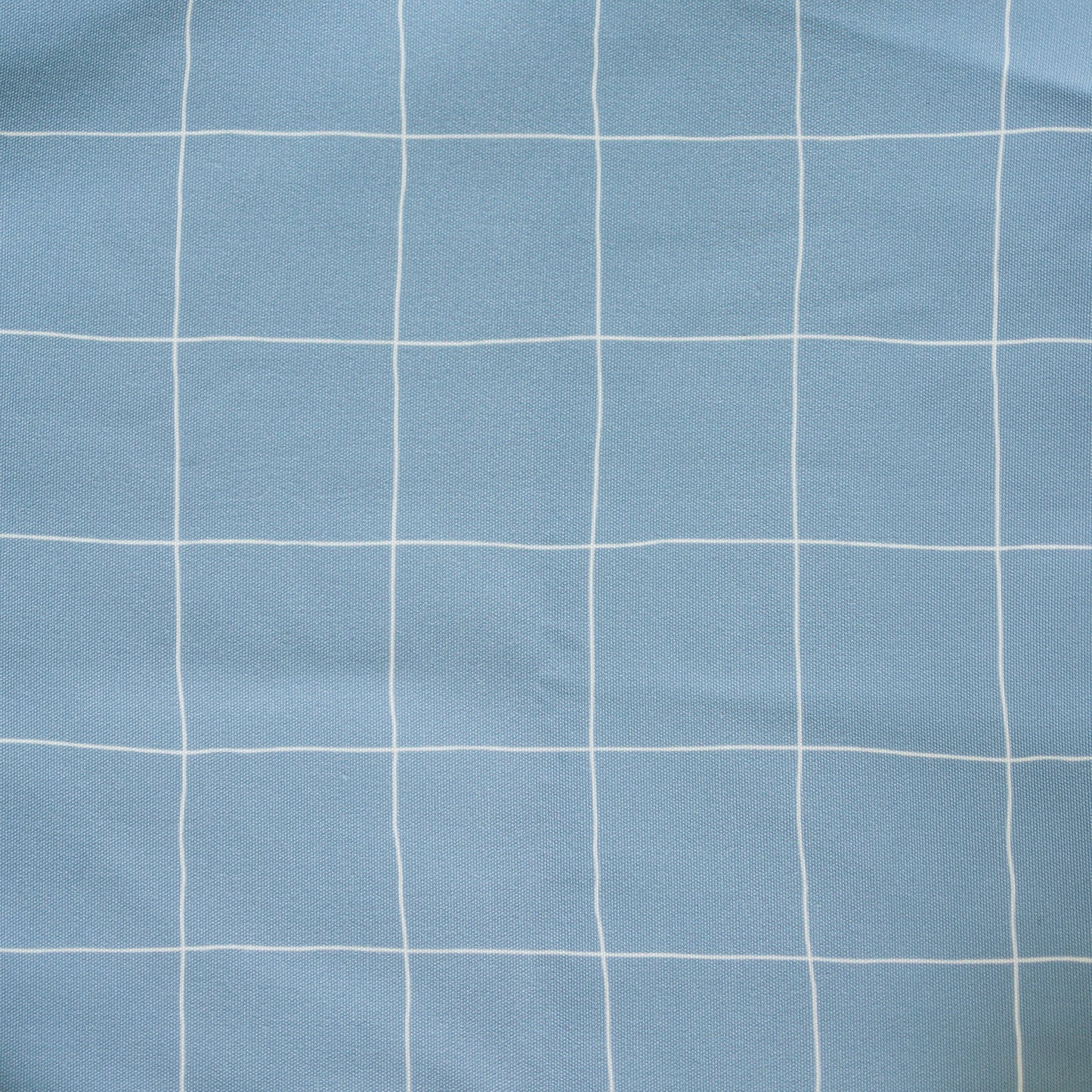 Blue Grid IKEA Antilop Cushion Cover - Ivory Soul