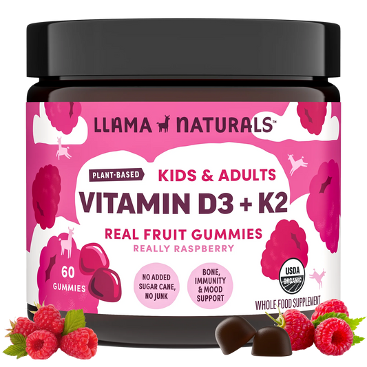 kids + adults vitamin d3 + k2 gummies