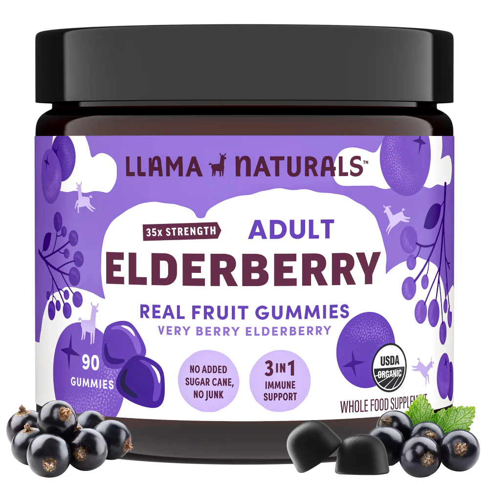 adult elderberry immunity gummies