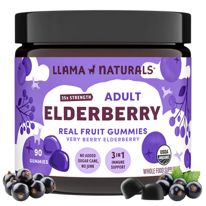 adult elderberry immunity gummies