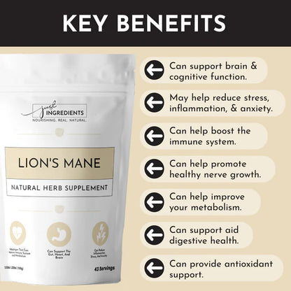 organic lion's mane - Ivory Soul