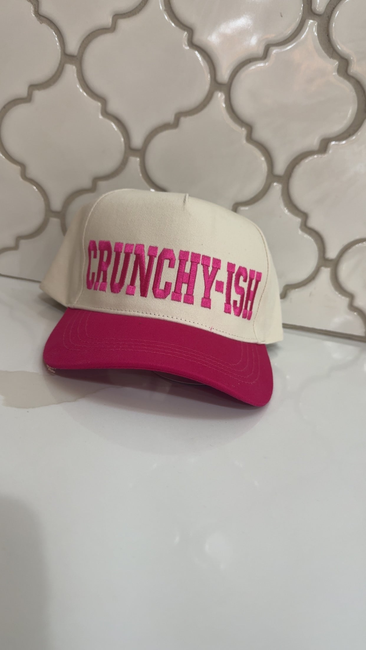 crunchy-ish hat