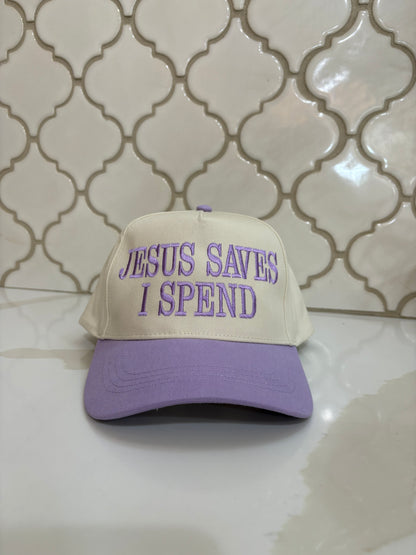 jesus saves, i spend hats