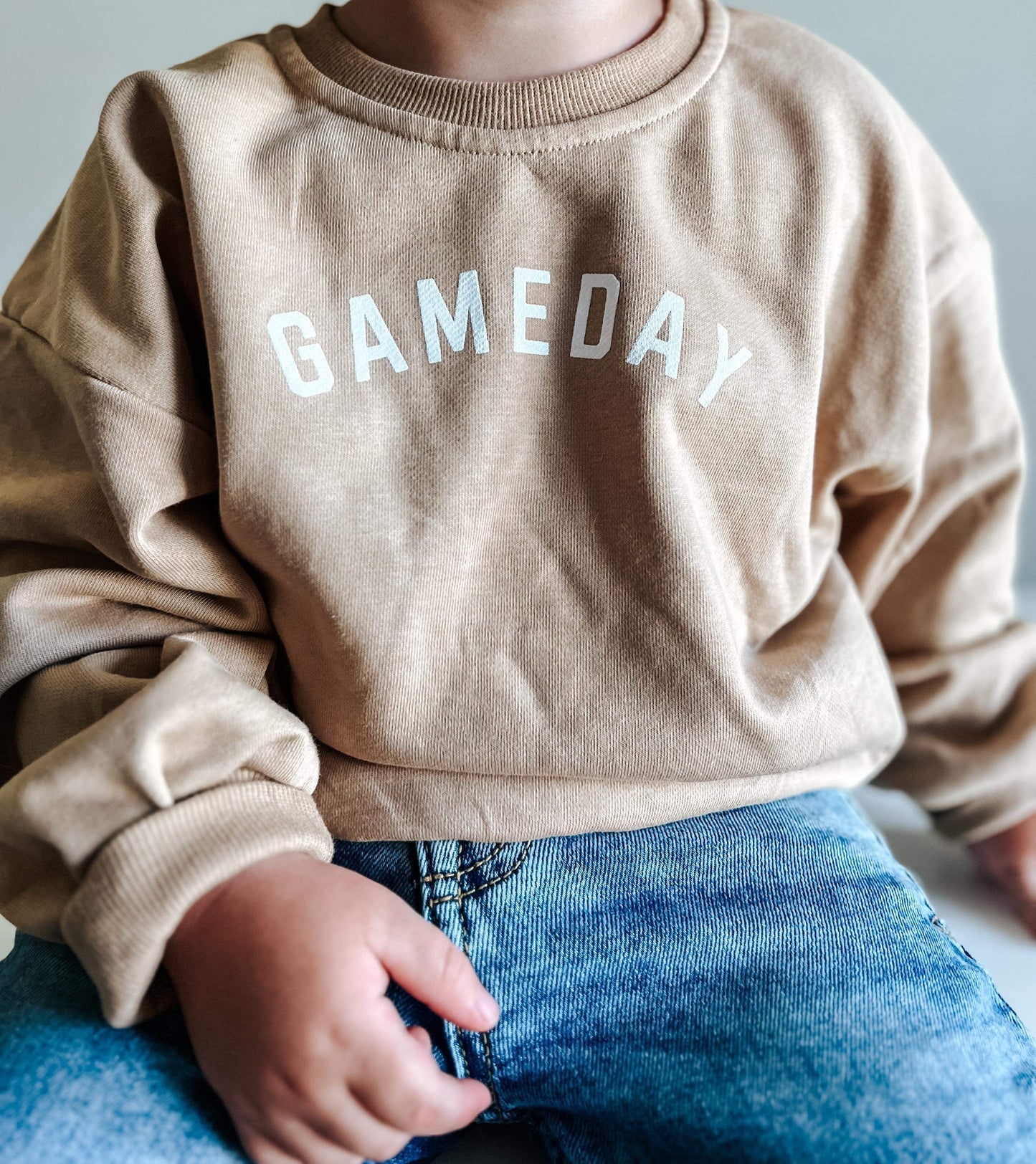 Camel ‘Gameday’ Crewneck Sweatshirt - Ivory Soul