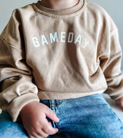 Camel ‘Gameday’ Crewneck Sweatshirt