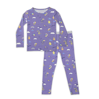 Rainbow Bear Bamboo Kids Pajamas