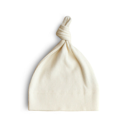 Ribbed Baby Beanie - Ivory Soul