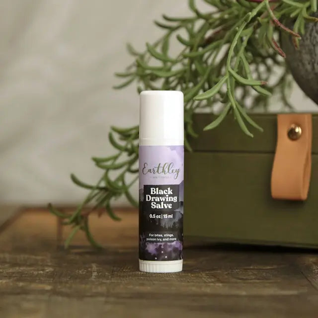 black drawing salve - for bug bites, splinters, + more