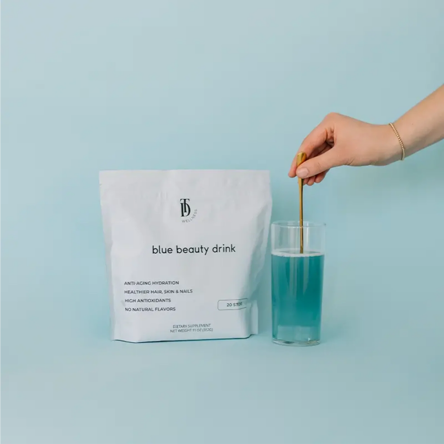 blue beauty drink
