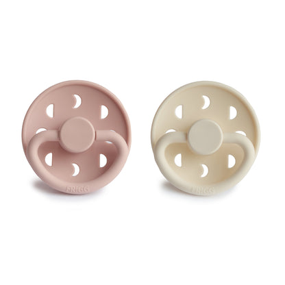 FRIGG Moon Silicone Pacifier 2-Pack